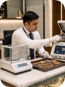 Gold Purity Testing in Front of You